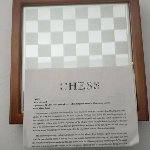 Crystal Chess board Set. - Picture 2 of 4